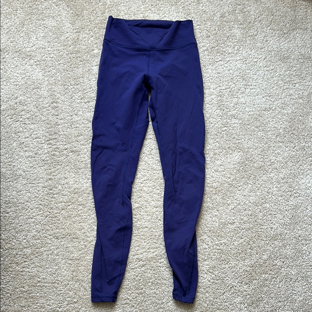 Lululemon Blue High-Waisted Leggings